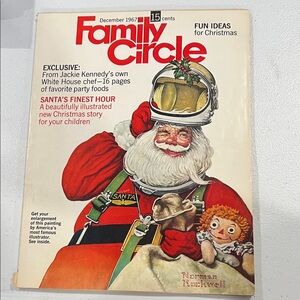 Vintage 1967 Family Circle Holiday Magazine and 1966 Diet & Exercise Guide